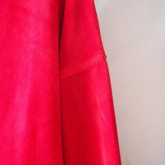 DKNY Womens Sport Boxy Fit/Velour/Long Sleeve Raised Logo Sweatshirt Size L - Picture 11 of 16